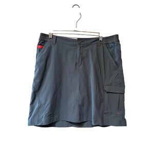 Duluth Trading Company Size 10 Blue Grey Dry on the Fly Skort Skirt